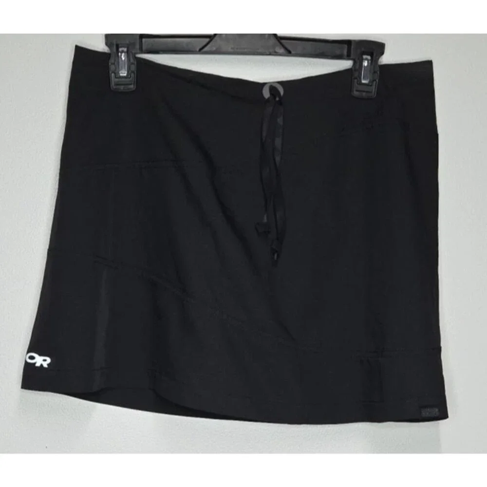 Outdoor Research Expressa Skirt Built in Shorts Women's Size 6 black Drawstring